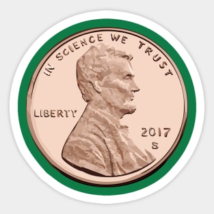 Science Penny Sticker